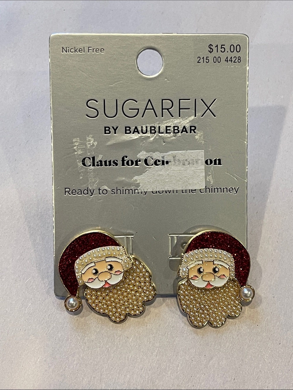 BaubleBar Gold Textured Scalloped Stud Earrings